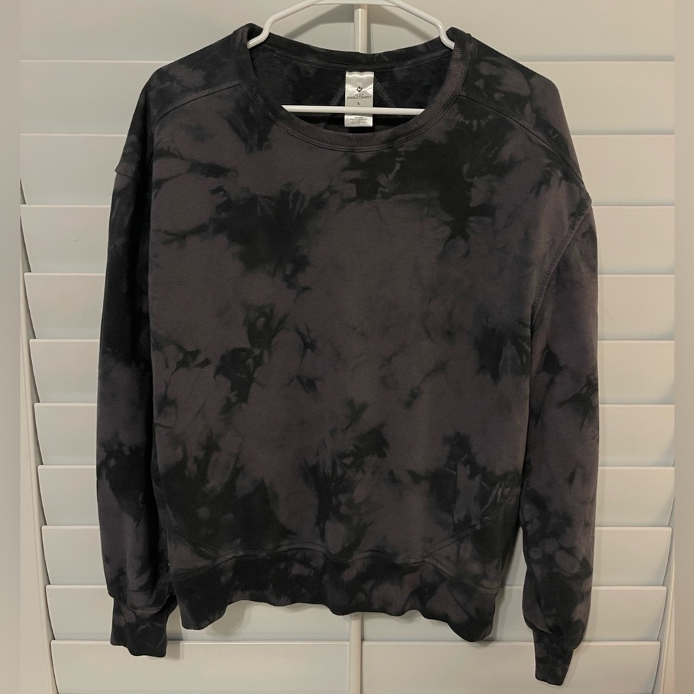 Woman’s Black Tie-Dye Sweater